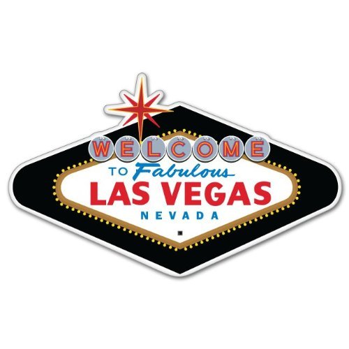 Las Vegas Nevada car bumper sticker decal 5" x 3"