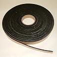 JVCC FELT-09 Polyester Felt Tape (4mm thick felt): 1 in. x 50 ft. (Black)