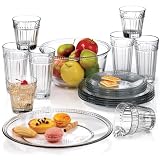 18 pc. Olivia dinnerware beverageware combo set by Anchor Hocking by 