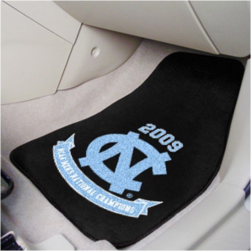 North Carolina Tar Heels 2009 NCAA Basketball National Champions 2-pc Car Mat Set