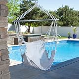 Island Bay Hammocks Island Bay Alfresco Quick Dry Textaline Hanging Hammock Chair Turquoise