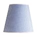 Laura Ashley SKG410 Gingham 10.5-Inch Barrel Shade, Blue