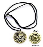 Pirate Gold Skull Pendant,