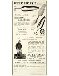 1931 Ad 131 Cadillac Square Detroit MI Lou J Eppinger Fishing Lures Dardevle - Original Print Ad