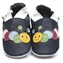 Cherry - Chaussons B�b� en cuir doux - Chenille - 6/12 mois