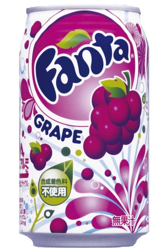 (お徳用ボックス) ファンタグレープ350ｍｌ缶 × 24本