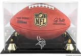 Minnesota Vikings Golden Classic Football Display Case and Mirror Back