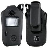 Motorola V710 / E815 Black Leather Case [OEM] VL71001 from Eforcity
