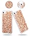 iPhone 7 Case, FLYEE Clear Bling Shiny Sparkling [Ultra Slim] Luxury Flexible Transparent Soft TPU Cover for iPhone 7 4.7 inch Rose Gold