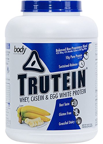 Body Nutrition - Trutein - Banana Cream Flavor - Premium Protein Blend - 4 lbs