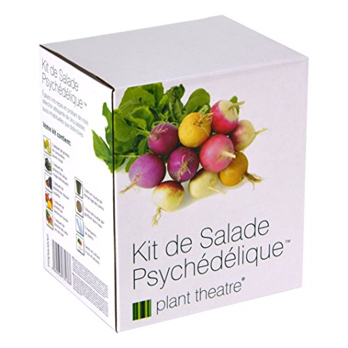 examen Kit de Salade Psychédélique par Plant Theatre - 5 salades étonnantes à cultiver soi-même - Idée cadeau
