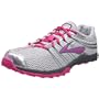 Brooks Women's Mach 11 Spikeless Running Shoe,Fuchsia/Silver/Char,7.5 B