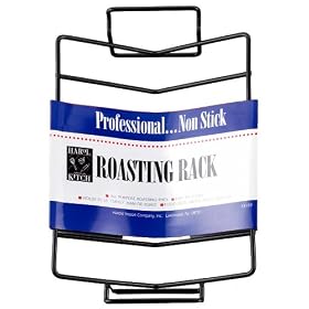 Click here to buy Harold Imports 15-by-10-by-4-Inch Nonstick Professional Roasting Rack by Harold Imports.