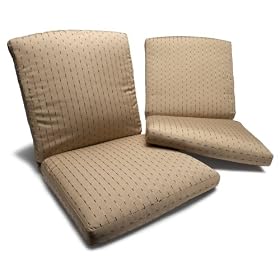 Strathwood St. Thomas Deep Seating Motion Chair Cushion, Set of 2, Renata Hemp