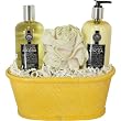 Spa Pampering Gift Basket with Organic Cocoa Butter Products