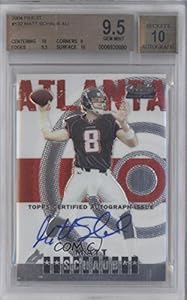 Matt Schaub BGS GRADED 9.5 #86/999 Atlanta Falcons (Football Card) 2004 Topps Finest #132