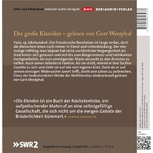 Die Elenden / Les Misérables  (Ungekürzte Lesung): 6 mp3-CDs