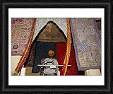 Framed Print of Textile worker at his sewing machine from Robert Harding