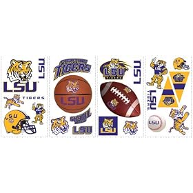 RoomMates RMK1106SCS Louisiana State University Peel & Stick Appliques
