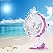Clip On Desk Fan USB Table Fans (USB OR Battery Powered, Quietness)(violet)