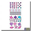 Hot Lips Self Stick Room Appliques