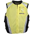 Joe Rocket Military Spec Men's Textile Sports Bike Motorcycle Vest - Perforated Yellow/Black/Silver