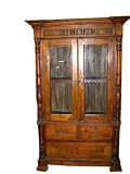 Antique India Furniture Vastu Carved Teak Wood Armoire Cabinet Teak Jaipur