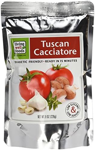 Living Well Foods, Tuscan Cacciatore, Pack of 6