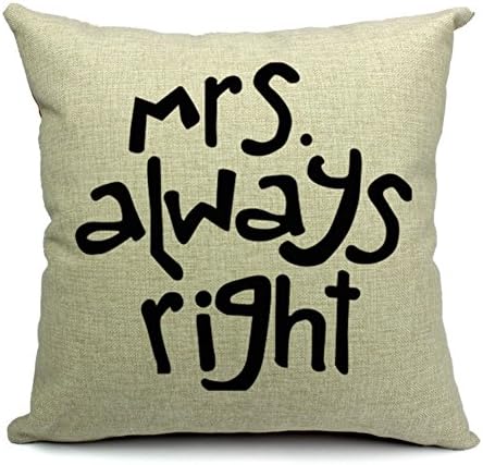 Printed Cotton and Linen Pillow Cute, Simple Ikea Style Pillow, Sofa Pillow (003) (MRS)