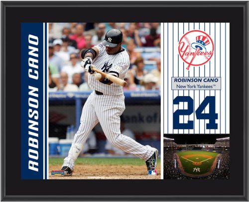 Robinson Cano Plaque | Details: New York Yankees, Sublimated, 10x13, MLB Plaque