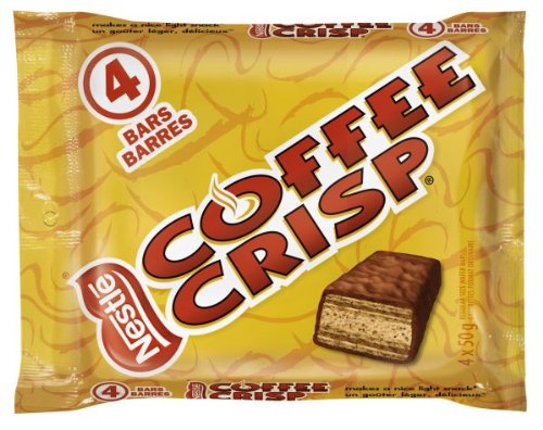 Coffee Crisp Chocolate, 4 x 50gm, Multipack