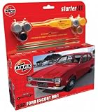 Airfix A50091 Ford Escort Mk I 1:32 Scale Classic Car Category 2 Gift Set including paint glue & brushes