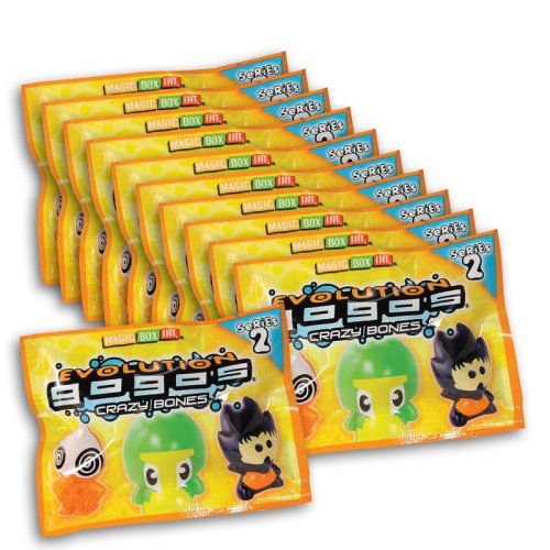 Childrens Toyshop   : 10 x Go Go's Crazy Bones EVOLUTION Single Packet