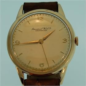 Click here to buy Vintage Antique watch: IWC 18K Rose Gold Vintage Dress Watch, Manual Wind 1950's by Swiss.