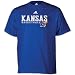 Kansas adidas Men's Basketball Hang Time Tee