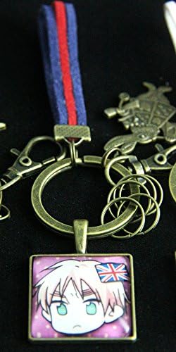 Onecos APH Axis Powers Hetalia Retro Style UK Keychain Cosplay