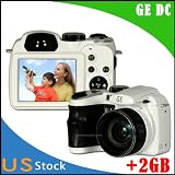 GE Power Pro X5-WH 14 MP with 15 x Optical Zoom Digital Camera(white)+2GB SD Card