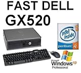Fast Dell Gx520 Desktop Computer Pentium 4 HT 1Gb 80Gb DVD/CDRW Keyboard/Mouse/Recovery CD included