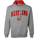 Maryland Terrapins Gray Classic Twill Hoody Sweatshirt-