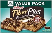 Fiber Plus Chewy Bars Chocolate Chip 10-Count Bars Pack of 6