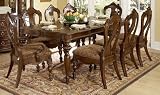 Home Elegance 1390-102 7 PCS 7 pc Set Table with , 2 Arm Chairs & 4 Side Chairs