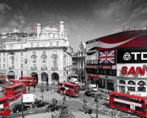 Empire 522016 London - Piccadilly Circus St&auml;dte Mini-Poster - Druck - Gr&ouml;sse 50 x 40 cm Preisvergleich