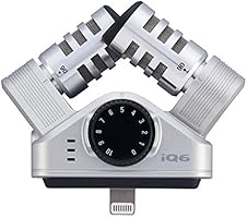 ZOOM ズーム XYステレオマイクロフォン iPhone / iPad 用 iQ6