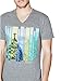 GUESS Men's Balin Heathered Destination Tee