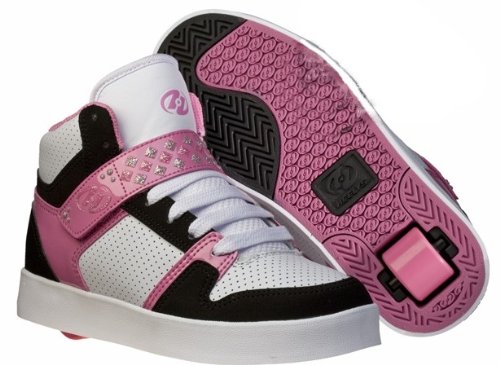 Heelys Sreet HI Roller Shoes (White/Black/Pink) #7482