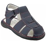 Wee Squeak Baby Toddler Little Boys Navy Fisherman Sandals Shoes 3-12