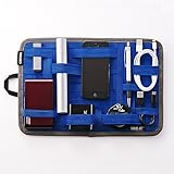 [NHK&日本テレビ「シューイチ」で放送] ガジェット&デジモノアクセサリ固定ツール 「GRID-IT! 」 A4サイズ ブルー CPG10BL