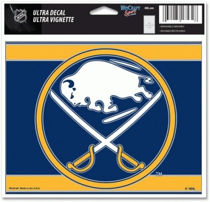 Ultra Decal 5x6 Buffalo Sabres Ultra Decal 5x6 Crossed Swords National Hockey Hokey Nhlleague Athletic Association Nfl Sport Sporting Game Memorobilia Extrml