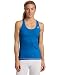 adidas Women's Perfect Rib Tank, Prime Blue/Ultra Pop, Small