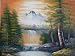 Landscape Asian Sunset Large Oil Paintig Handpainted 20 X 24